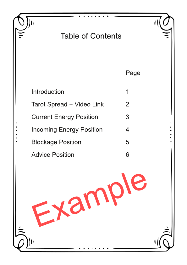 Tarot Email Consult (up to 3 questions)